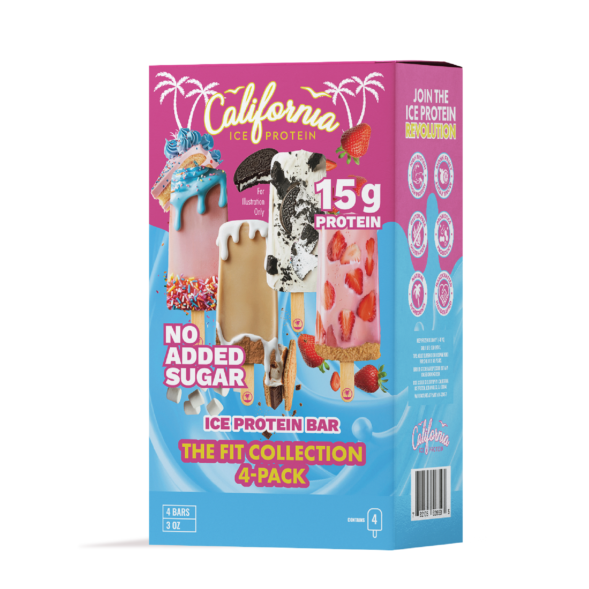 Fit Collection Variety Pack (Four 3 oz Protein Ice Cream Bars) (Mix & Match)