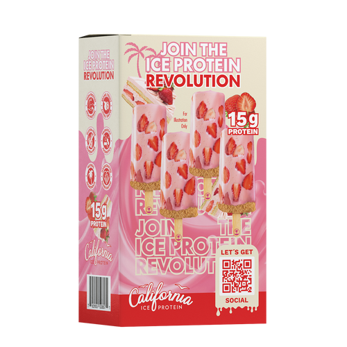 Strawberry Swolecake (Four 3 oz Protein Ice Cream Bars) (Mix & Match)