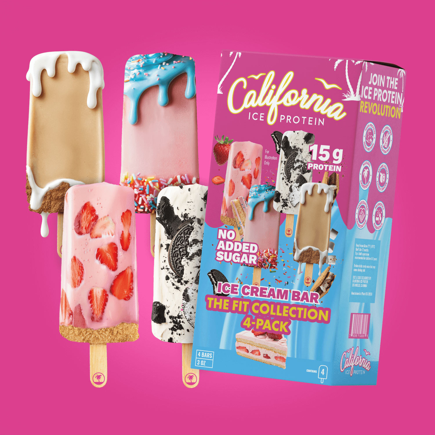 Fit Collection Variety Pack (Four 3 oz Protein Ice Cream Bars)