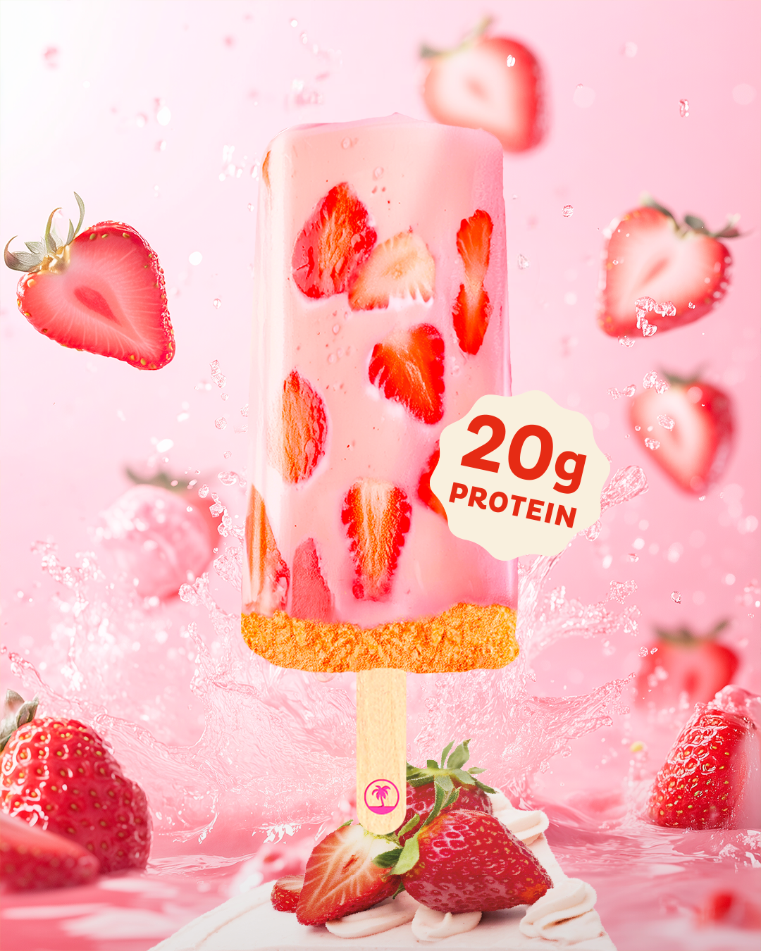 Strawberry Swole Cake