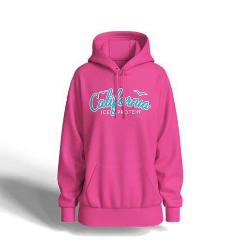 Pink Hoodie California Ice Protein