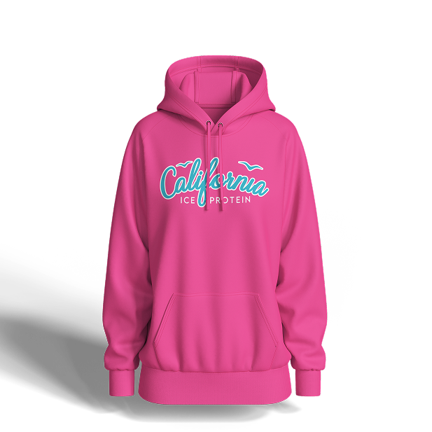 Pink Hoodie California Ice Protein