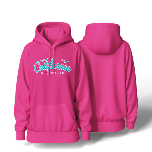 Pink Hoodie California Ice Protein
