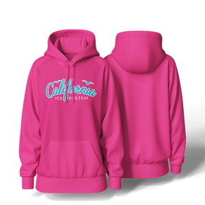 Pink Hoodie California Ice Protein
