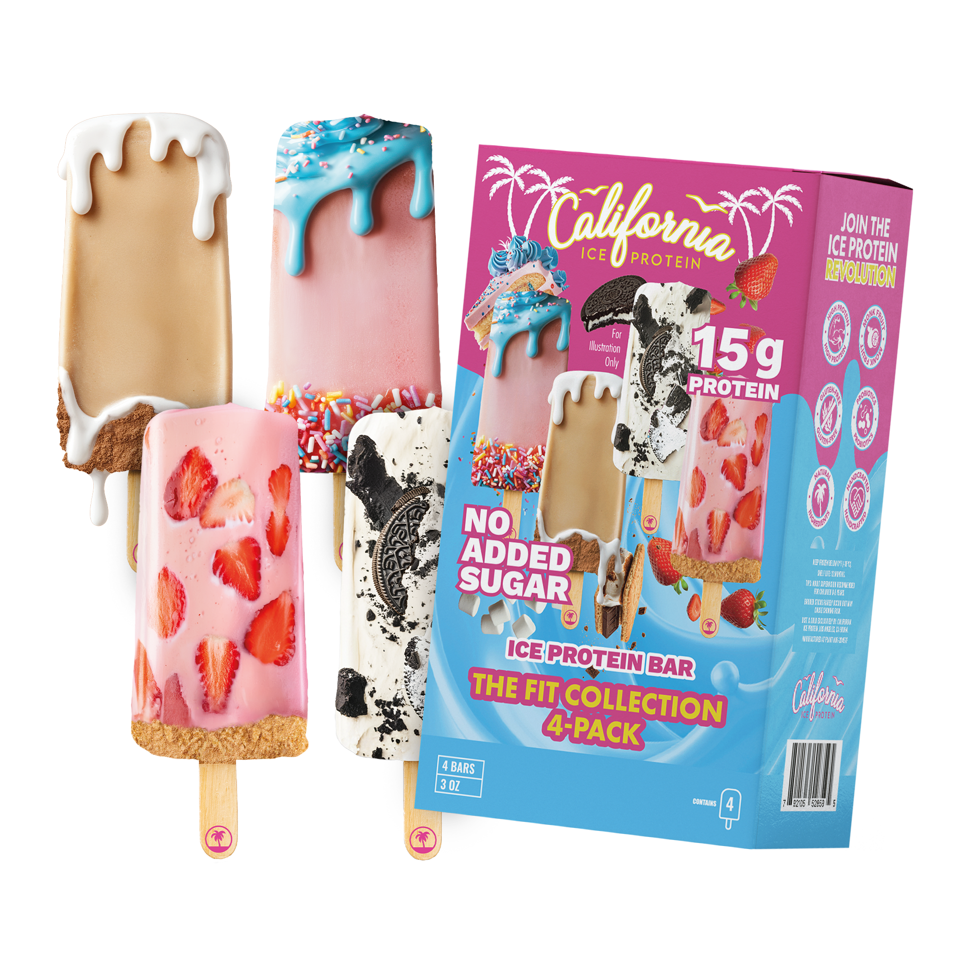 Fit Collection Variety Pack (Four 3 oz Protein Ice Cream Bars) (Mix & Match)
