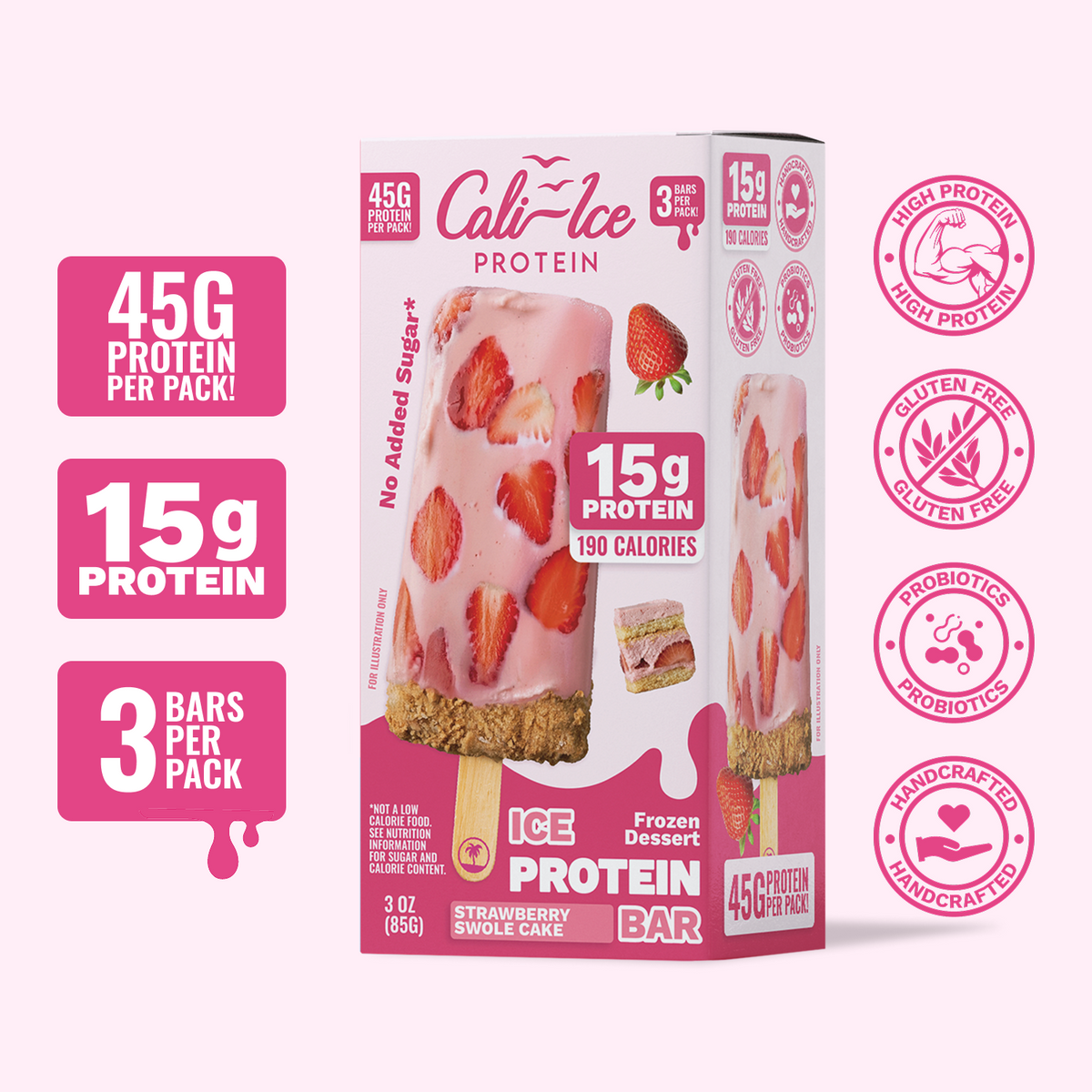 Strawberry Swole Cake